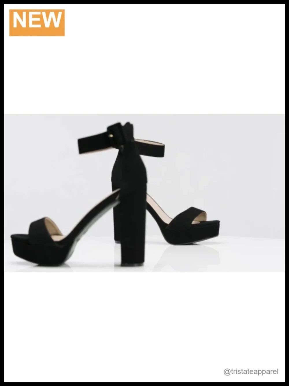 Platform High Heel Sandals | Open Toe Ankle Strap Block Heel Wedding Party